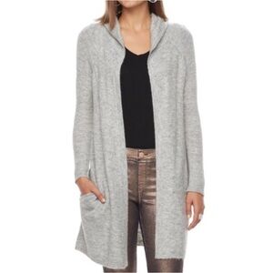 Juicy Couture Hooded Sweater Gray with some Embellishment and Pockets Size XS